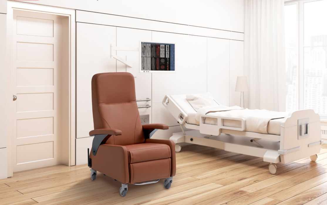 sillones hospital eternity marrón